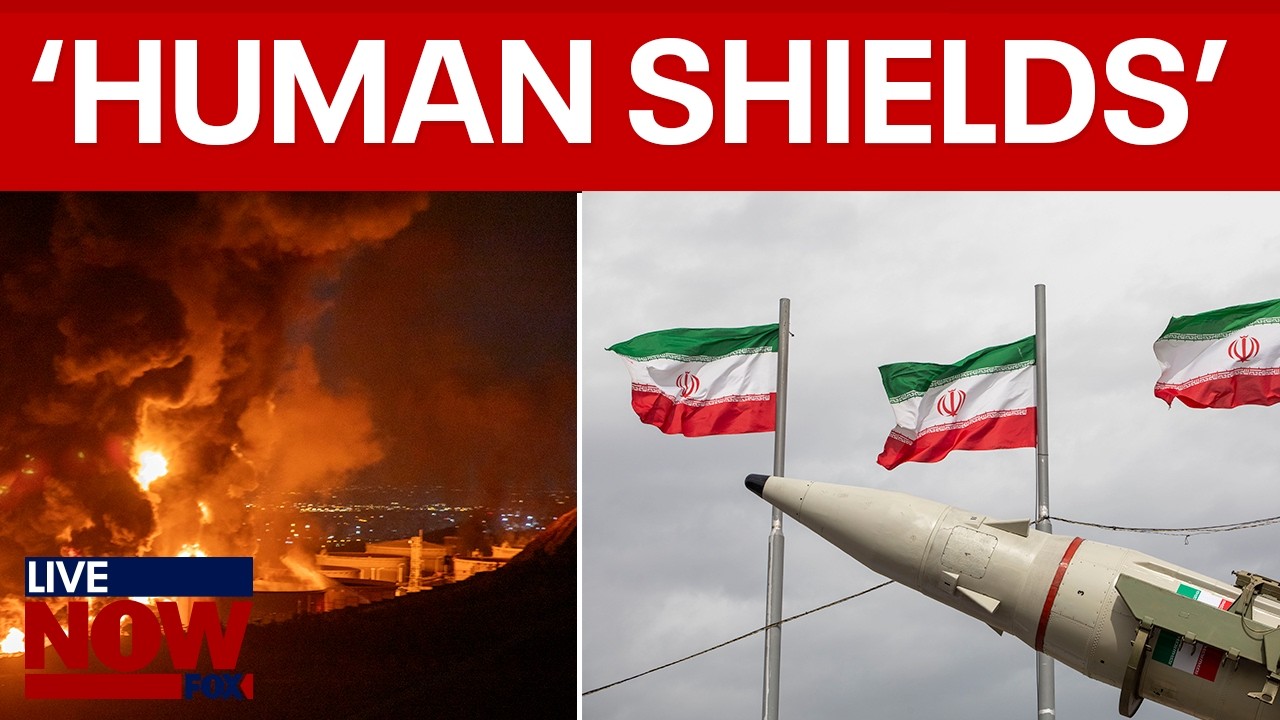 Iranians used as 'human shields' amid strikes