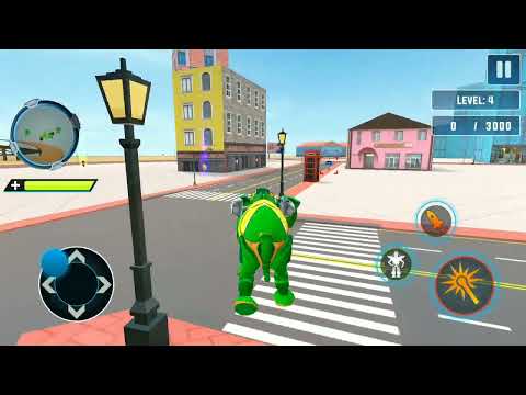 Elephant Robot Vs Lion Robot (Demon Mode) Gameplay 4