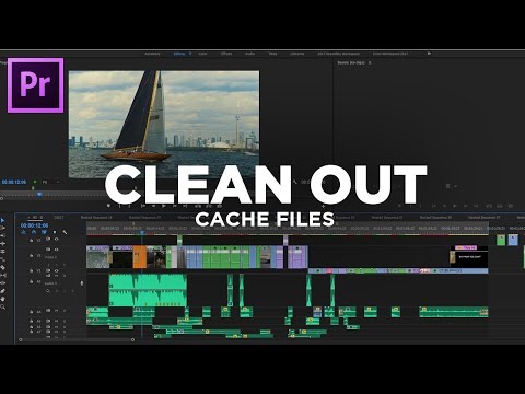 CLEAN OUT CACHE FILES - Adobe Premiere Pro CC