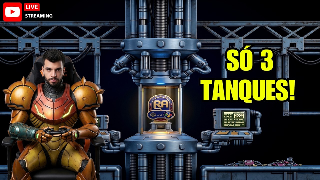 Super Metroid 100% Hardcore: Zerando com apenas 3 Tanques de Energia! (RetroAchievements)