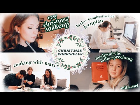 VLOG || Der BESTE Lernplan ever (Notion), easy X-Mas Makeup, Sommerrollen & Chirurg vor Gericht?!