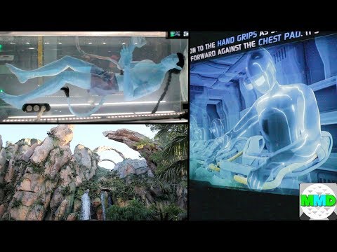 Avatar Flight of Passage Stand By Queue Line & Pre Show - Full Walkthrough - Pandora World of Avatar