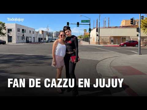 Viajó desde Estados Unidos para ver a Cazzu en Jujuy