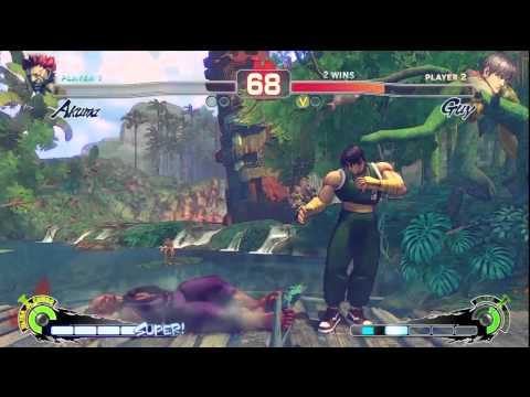 [SSFIVAE] - Sin-E (Akuma) Vs Finest KO (Guy) - 6-30-12