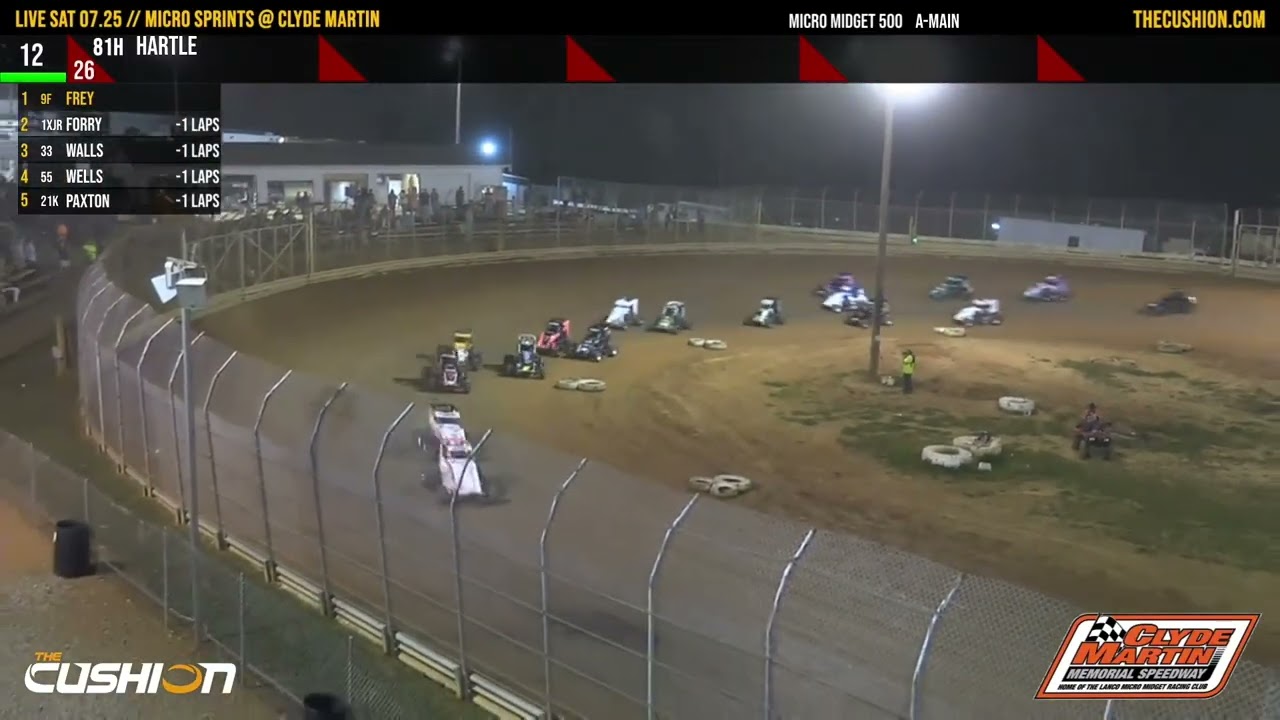 Live from the Clyde - July 25, 2026 PA 500 Micro Midget A Main Highlights