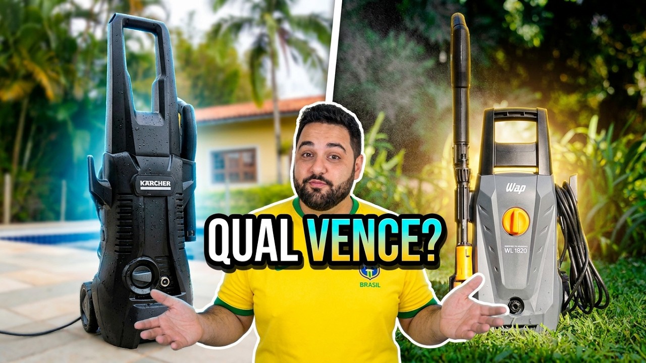Karcher K2 Plus Turbo vs WAP WL 1820 ULTRA- QUAL LAVADORA TEM MELHOR DESEPENHO?