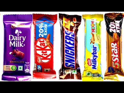 Dairy Milk Vs KitKat Vs Snickers Vs Milky Bar Vs 5 Star Chocolates.
