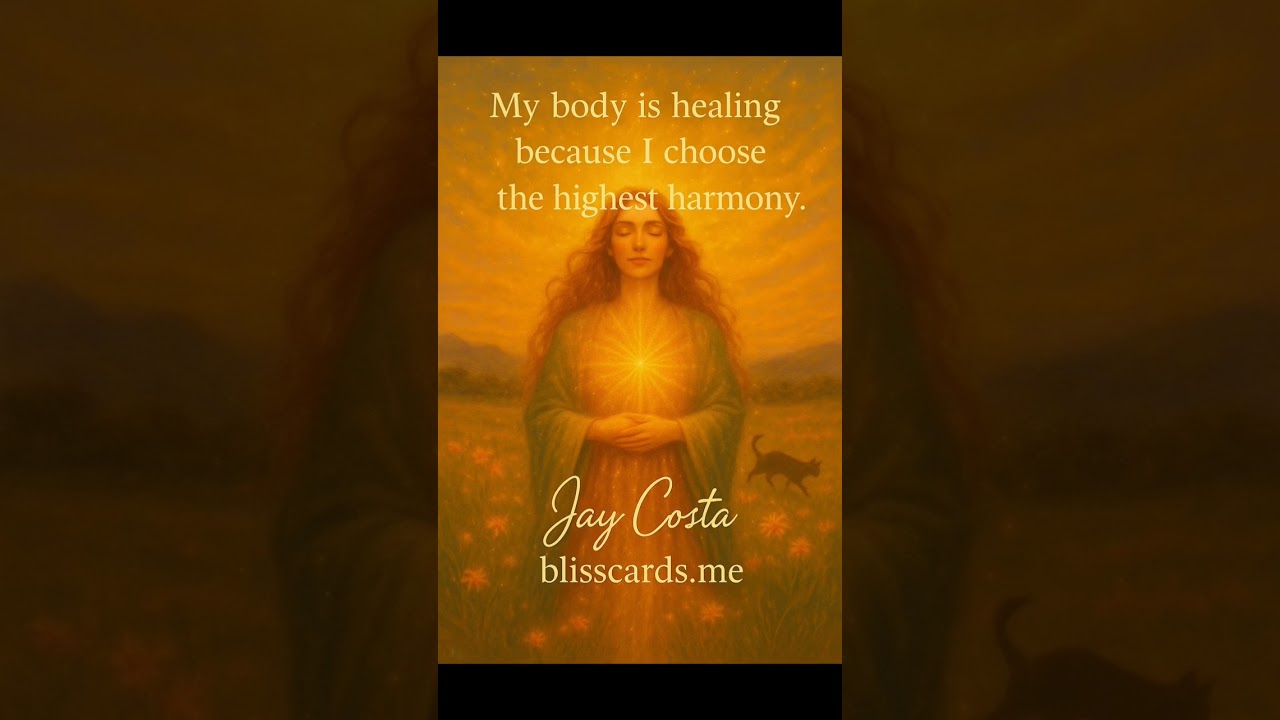 body energy healing affirmation