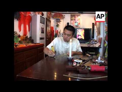 Traditional art of Chinese kite making