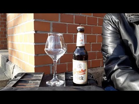 Probando cerveza Kleiner Bock de la Cervecería Grohe | Adviento cervecero 2020, día 20