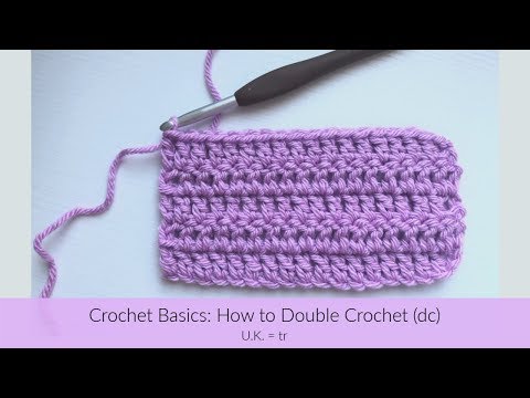 Beginner Crochet Basics: How to double crochet