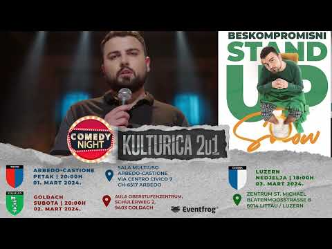 Predstava Luda Kuca & Semir Gicic Beskompromisni Stand up u Svicarskoj