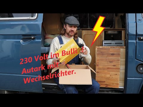 Wechselstrom im Bulli, Einbau eines Sinus Wechselrichter im VW T3 Camper