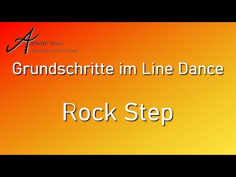 Grundschritte im Line Dance - Rock Step
