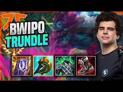 BWIPO IS A MONSTER WITH TRUNDLE JUNGLE! - FNC Bwipo Plays Trundle JUNGLE vs Fiddlesticks! |