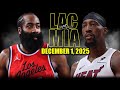 Los Angeles Clippers Vs Miami Heat Full Game Highlights December 1 2025 NBA Season