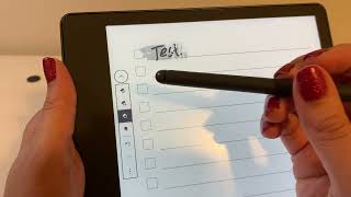 Kindle Scribe - How to Create a Notebook/Select a Template/Make Notes