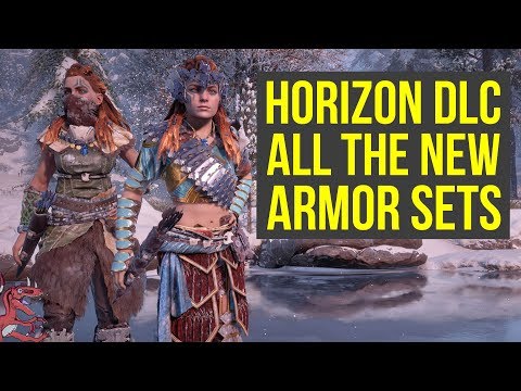 Horizon Zero Dawn DLC ALL THE BEST ARMOR SETS (Horizon Zero Dawn Frozen Wilds Armor - Horizon DLC) Video