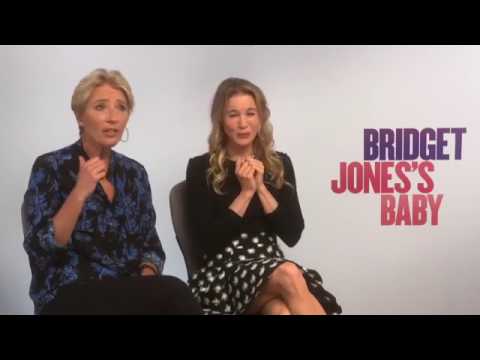 Bridget Jones Baby - Marie Claire meets Rénee Zellweger and Emma Thompson