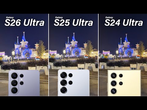 Vergleich der Kameras von Samsung Galaxy S26 Ultra, Samsung S25 Ultra und Samsung S24 Ultra
