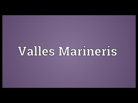 Valles Marineris Meaning