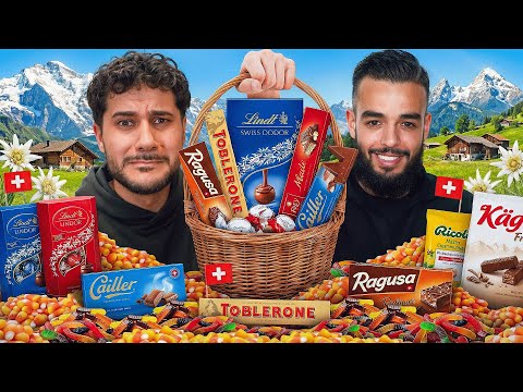 We're testing Swiss sweets! (disgusting)