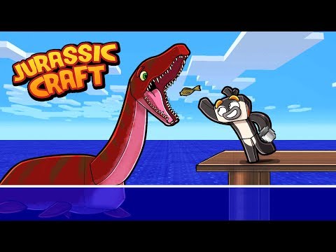 Jurassic Craft - CAPTURING A NEW WATER DINO! (Minecraft Dinosaurs)