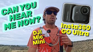 Insta360 GO Ultra Audio Testing // UNNA x HOKA Speedgoat 2 on the run