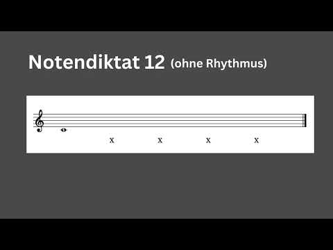 Notendiktat für Anfänger 12 - Gehörtraining mit Solmisation