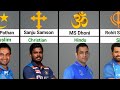 Religion Of Indian Cricketers Muslim ️ Hindu ️ Christian ️