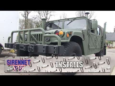 Hummer H1 Military K9 Unit with Star 258 Beacons