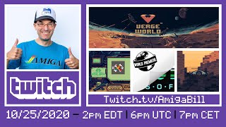 10/25/2020 Interview with Commodore Amiga Game Devs Retro Bones + EXCLUSIVE WORLD PREMIERE of Wiz!!