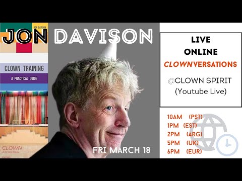 Leading clown academic JON DAVISON