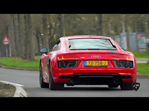 RARE 2018 Audi R8 V10 RWS in ACTION! Accelerations & More Exhaust Sounds!