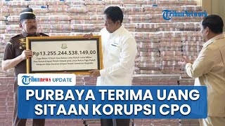 Menkeu Purbaya Terima Uang Sitaan Rp 13,2 T Hasil Korupsi CPO dari Jaksa Agung, Disaksikan Prabowo