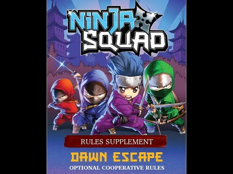 How to play Ninja Squad the Advanced Cooperative Rules