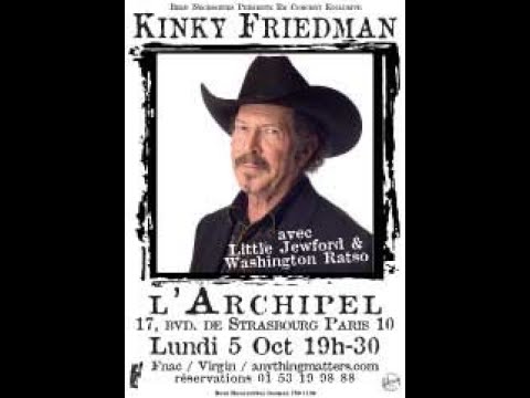Kinky Friedman "Sold American" Paris 2009