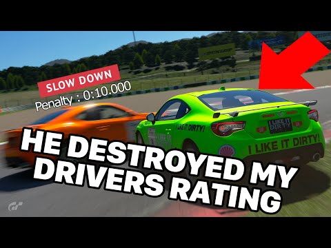 GT Sport - How One Player Destroyed My Drivers Rating