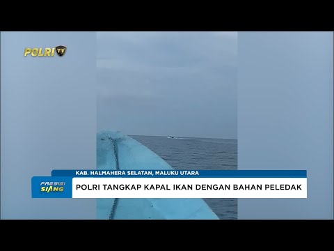 POLDA MALUT AMANKAN KAPAL PENANGKAP IKAN DENGAN BOM DI PERAIRAN JIKOTAMO