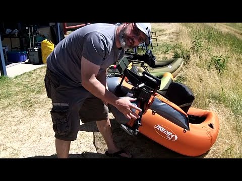 Set-up Garmin Striker Fish Finder on Fish Cat Float Tube