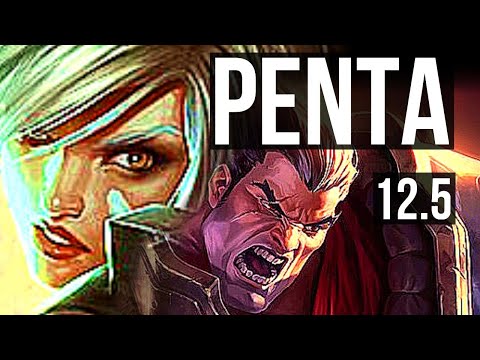 RIVEN vs DARIUS (TOP) | Penta, 67% winrate, Legendary, 14/3/11 | BR Grandmaster | 12.5