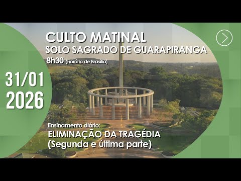 Morning Worship | "ELIMINATION OF TRAGEDY" (Part 2) - January 31, 2026