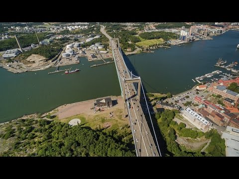 Älvsborg Suspension Bridge DJI Phantom 4K
