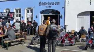 preview picture of video 'Tondern Motorrad Ostertreff / Tønder Påsketræf 04-04-2015'