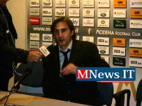 Intervista a Gregucci dopo Modena Reggina finita 3 a 32012 01 15
