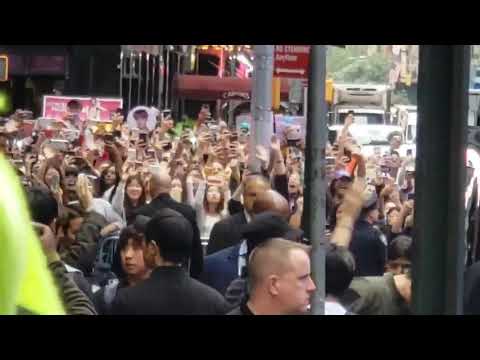 180926 BTS leaving GMA (Good Morning America) Times Square