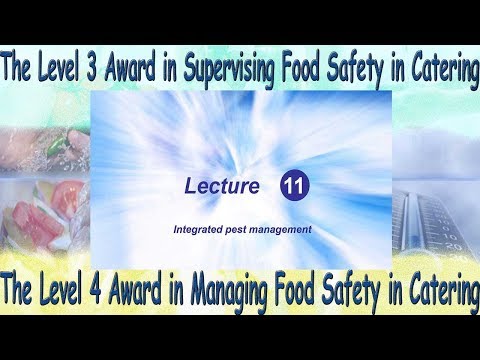 Lecture 11 Level 4 Award in Managing Food Safety in Catering