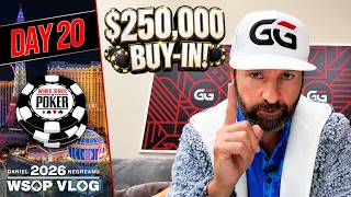 UNDER the LIGHTS in the $250,000 BUY-IN! - 2026 WSOP VLOG Day 20