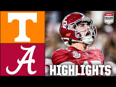Tennessee Volunteers vs. Alabama Crimson Tide | Full Game Highlights | ESPN CFB