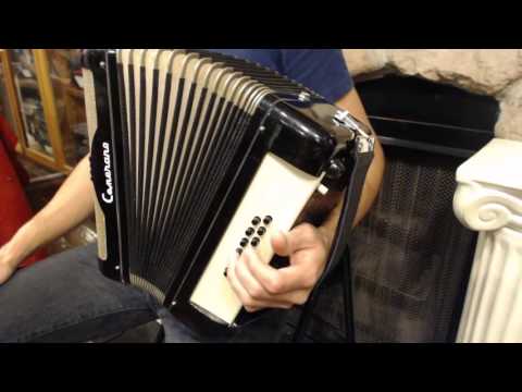 How to Play 12 Bass Piano Accordion - Lesson 2 - Two Chord Song in C Major - Ode to Joy
